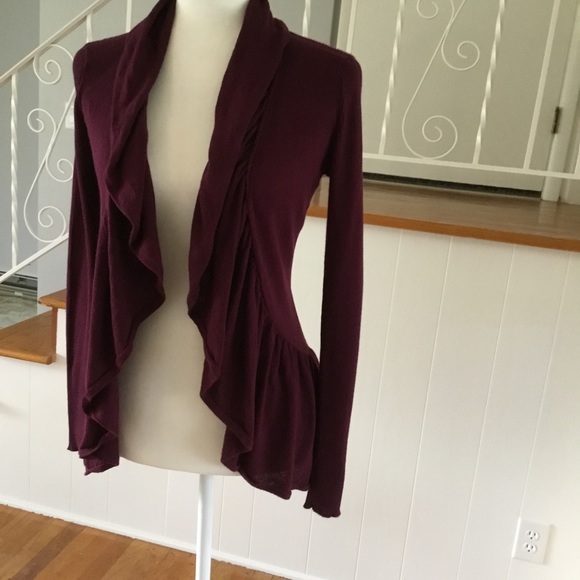 ASO ALICE CULLEN ANTHRO GUINEVERE HIKING RUFFLE SWEATER - Picture 10 of 10